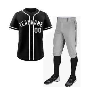 Uniforme de baseball original à impression par sublimation personnalisé pour les jeunes, les entraînements et les tenues d'équipe, ensembles d'uniformes de baseball, vente en gros - Product Image 1