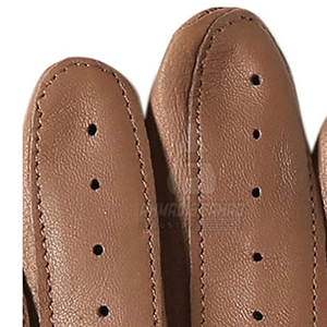 Guantes de Cuero Duraderos para Conducir en Invierno - Ligeros, Antideslizantes, con Correa Ajustable para la Muñeca, en Stock - Product Image 4