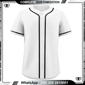 Camisetas de Béisbol Personalizadas de Alta Calidad, Logotipo, Colores y Tallas Personalizables |   Inspección de Control de Calidad del 100% para Equipos Masculinos Adultos e Individuales |   Ranum - Product Image 6