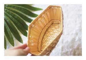 Paniers ronds multicolores faits à la main de conception unique au meilleur prix Bol à fruits Moonj pour la maison - Product Image 3