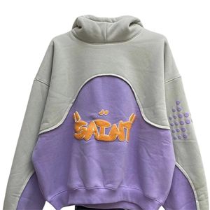 Sudadera con Capucha Premium de Corte Regular para Hombre, Estilo Urbano con Gráficos, Sudadera Informal para Uso Diario en Invierno, Algodón/Poliéster - Product Image 1