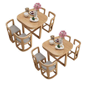 Nuevo producto natural Juego de comedor de madera Mesa de comedor y muchas sillas Muebles para el hogar Fábrica directa de Indonesia - Product Image 3