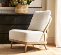 Chaise d'accent en bois de style nordique siège confortable pour la maison et l'hôtel meubles polyvalents pour salon chambre et appartement