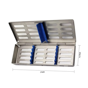 Bandeja de Autoclave de Alta Calidad, Caja para Esterilización de Instrumentos Quirúrgicos Dentales, 5 Piezas, Casete de Acero Inoxidable Alemán |   OMI - Product Image 2