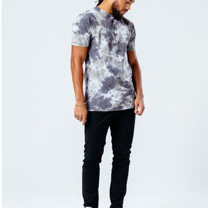 Camiseta de lavado de ácido para hombre, ropa de calle 100% algodón, logo personalizado vintage, camiseta de lavado de ácido para hombre, venta al por mayor - Product Image 4