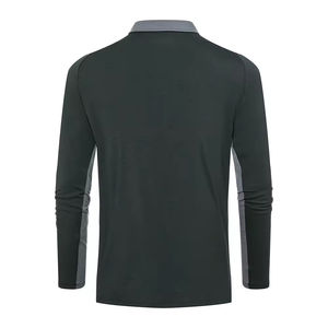 Camiseta Polo Casual para Hombre, 100% Algodón, Secado Rápido y Transpirable, Manga Larga, Camiseta Deportiva para Golfistas - Product Image 4