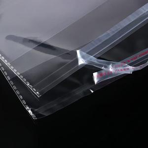 Venta al por mayor de bolsas de polietileno reciclables planas transparentes de plástico LDPE ligeras ecológicas para empacar ropa - Product Image 4