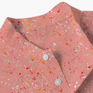 <b>Men's</b> <b>Collarless</b> Golf Polo <b>Shirt</b> Quick Drying Polyester Spandex T-<b>shirt</b> Short Sleeve Custom Digital Printed Polo <b>Shirt</b> - Product Image 5