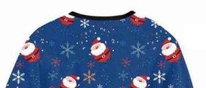 Sweat-shirt en molleton 100 % coton à col rond et manches longues pour homme, style basique, coupe classique, idéal pour l'hiver et Noël – Meilleure vente - Product Image 4