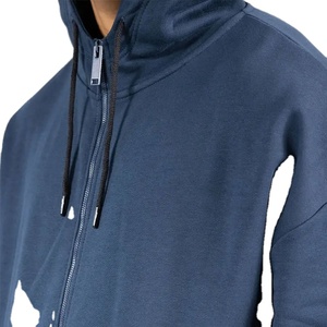 เสื้อฮู้ดซิปอัพของผู้ชายผ้าคอตตอน100% โลโก้ตามสั่งเสื้อสเวตเชิ้ตกีฬาฤดูหนาว - Product Image 4