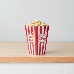 Boîte à pop-corn en papier recyclable personnalisée pour micro-ondes avec logo emballage de pop-corn écologique pour le cinéma et les événements - Product Image 3