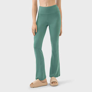 Pantalones de Yoga Largos para Mujer, Transpirables, de Secado Rápido, Elásticos, Suaves, para Gimnasio, Fitness, Correr, Diseño Sólido - Product Image 1
