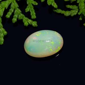 Gemas calibradas de ópalo natural 12x9mm cabujón de ópalo arcoíris piedra preciosa de ópalo Etíope para hacer joyas y regalos - Product Image 2
