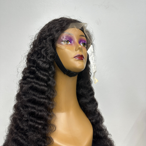 Cheveux humains brésiliens naturels bouclés Hd Lace Frontal perruque pas cher perruques pour les femmes noires vendeurs de perruques Lace Frontal - Product Image 5