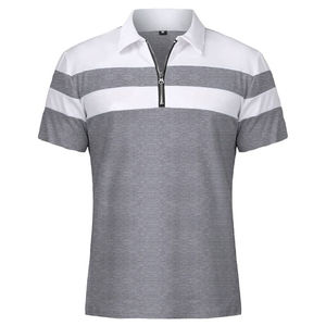 Camiseta Polo para Hombre, Manga Corta, Tela de Algodón, Bordado Personalizado, Impresión de Logotipo, Corte Ajustado de Lujo, Camiseta Polo Informal de Algodón Pima - Product Image 1