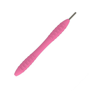 Miroir buccal ergonomique en silicone rose avec poignée texturée pour usage dentaire, opération manuelle, examen oral, classe 1, Pakistan - Product Image 6