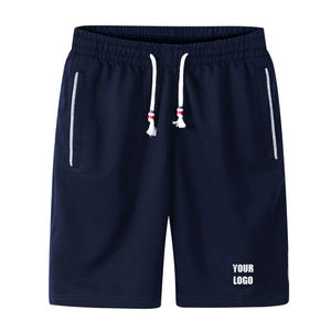 Solid <b>Men's</b> Casual Summer Drawstring Jogger <b>Shorts</b> 100% Cotton Eco-Friendly Quick Dry <b>Elastic</b> <b>Waist</b> - Product Image 1