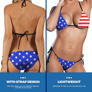 Best Style Wholesale Women's Swimwear Tankini Bikini 1 Piece <b>Set</b> Contrast Color Sexy Bandeau <b>Bra</b> Swim <b>Brief</b> Spandex/Polyester - Product Image 2