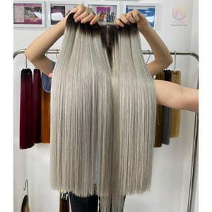 แพ็คเก็ตหุ้นขนาดใหญ่ผมตรงกระดูก 100% Sdd เวียดนามผมตรงกระดูกรวมกลุ่มสีอัมเบร - Product Image 1