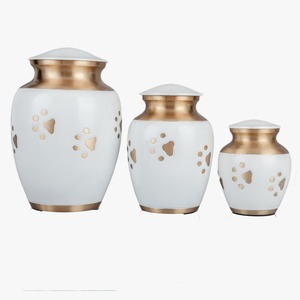 Colección de cenizas de mascotas de aluminio de alta calidad, urna de cremación, suministros de urna para mascotas - Product Image 4
