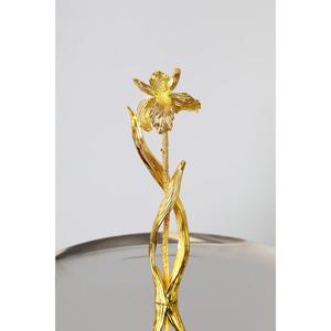 Plateau décoratif à 2 niveaux rond en métal et acier inoxydable pour le chocolat, gâteau aux fruits, dessert, pain, plus vendu - Product Image 4