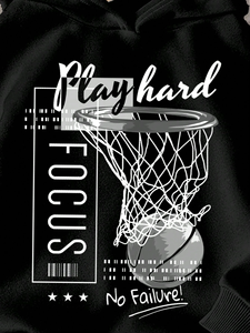 Sudadera con capucha de algodón de alta calidad para niños, diseño liso, con forro polar, para niños y niñas, con estampados gráficos. - Product Image 3