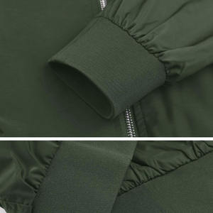 Venta al por mayor de Diseño Popular recién llegado logotipo personalizado de diseño profesional para los hombres chaquetas de Bombardero - Product Image 6