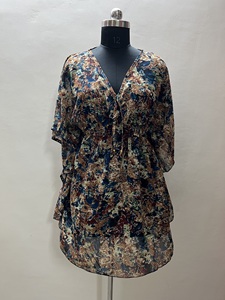 Coupe décontractée Maxi robe caftan femmes vêtements robe courte imprimé décontracté tenue de bureau pour le travail été plage haut vacances fête porter - Product Image 3