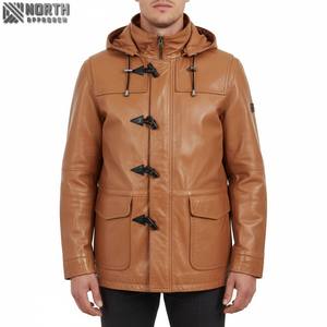 Chaqueta de lona de cuero de calidad superior para hombre, colores personalizados, nueva ropa Formal de invierno fina para chaqueta Bomber Racer 2025 personalizada - Product Image 1