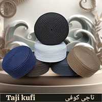 Chapeau de Kufi de prière islamique Taji de Style modeste de qualité supérieure fabriqué en coton polyester de haute qualité Logo personnalisé étiquetage accessoire de vêtement