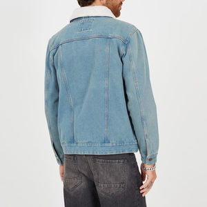 Chaquetas Vaqueras Recubiertas Extra Grandes de Moda al por Mayor con Cuello Alto, Casuales y Geniales, Impermeables y Resistentes al Viento de Primera Calidad - Product Image 2