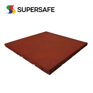 Wholesale Supersafe <b>Playground</b> Rubber Mats Anti Slip-Resistant Shock-Absorbent Durable Rubber Flooring Tiles 500x500mm 15-100mm - Product Image 4