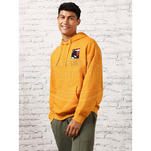 Sudadera con Capucha para Hombre, Color Sólido, con Costuras Resistentes, Tejido de Felpa, Ecológico, de Secado Rápido, Personalizable para el Invierno y Uso Diario - Product Image 3