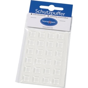 Protector Autoadhesivo Transparente de Plástico Cuadrado de 12.7 mm para Puertas y Paredes - Product Image 1