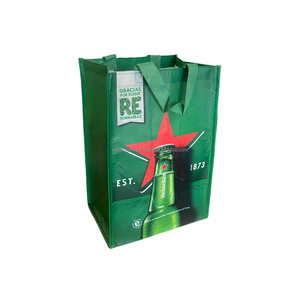 Custom Printed High Quality Waterproof RPET Laminated Grocery <b>Shopping</b> <b>Tote</b> <b>Bag</b> Export Standard - Product Image 2