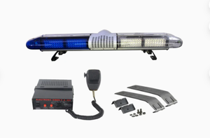 Barra luminosa stroboscopica di avvertimento a LED blu 12-24V per camion dei pompieri ambulanza nuova condizione - Product Image 2