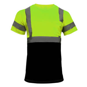 Camiseta de Alta Visibilidad Ligera para Trabajo al Aire Libre, Ropa de Trabajo Reflectante para Almacenes, Carreteras y Fábricas - Product Image 1