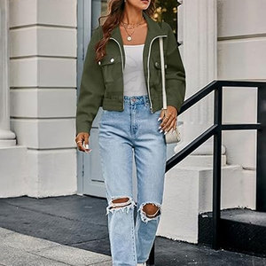 Chaqueta Corta de Secado Rápido, Ideal para Invierno, Cómoda, para Mujer, en Venta en Línea, Talla Adulto - Product Image 4