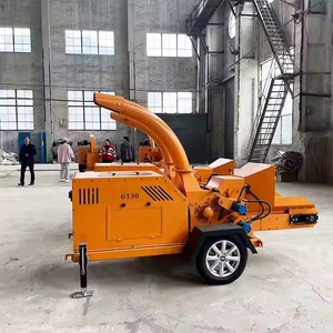 Máquina astilladora de madera de rama de árbol de maquinaria forestal hidráulica de jardín diésel - Product Image 4