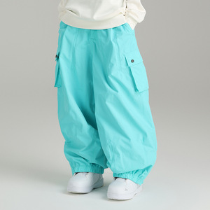 Pantalon de ski et de snowboard ultra-durable, imperméable, coupe-vent, respirant, isolé Primaloft, grande taille, imprimé, écologique, hiver - Product Image 2