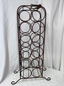 Personalized Metal Wine Display Rack Latest Arrivals Victorian Design Wine Bottle Holder Decorative Item <b>Wholesale</b> Best Prices - Product Image 6