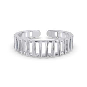 Anillos de Plata de Ley 925 de Primera Calidad para Mujer, Chapados en Rodio con Engaste de Circonita, Regalo Perfecto - Product Image 1