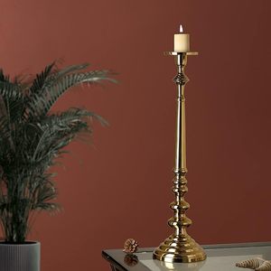Top Design en laiton massif bougeoir décor de mariage bougies maison bougeoir haute finition chromage bougie moule - Product Image 1