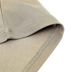 Polos à fermeture éclair pour hommes, t-shirts de sport à manches courtes décontractés, coupe ajustée, en coton, col polo de haute qualité, grande taille - Product Image 5