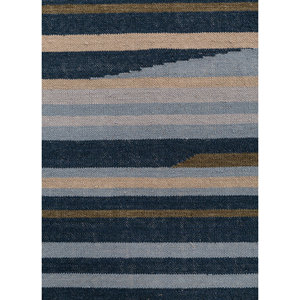 Indusbar Handmade <b>Wool</b> Rugs Grey & Black Flat Weaves Striped & Abstract Rectangle Design ADWL-13091-for Home Use - Product Image 4