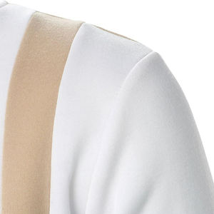 เสื้อแจ็กเก็ตหนังพียูสำหรับผู้ชายกำมะหยี่สไตล์ฮิปฮอปวินเทจออกแบบได้ตามต้องการพร้อมการตกแต่งลวดลายที่เป็นมิตรกับสิ่งแวดล้อม - Product Image 6