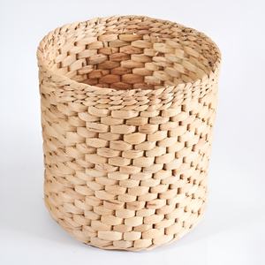 Paniers de rangement pour vêtements, organisateurs de grande qualité, paniers à linge en jacinthe d'eau tressés à la main - Product Image 2