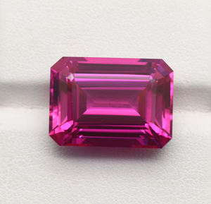22.95กะรัต AAA + พลอยสีชมพู ceylon พลอยหลวมตัดขนาดใหญ่แปดเหลี่ยมเซพเทมเบอร์พลอย18X13X9มม - Product Image 4