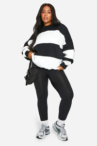 High Quality Women Oversized Sweatshirt 100% Cotton Material <b>Drop</b> Shoulder Breathable Street And Casual Wear Custom Logo - Product Image 4