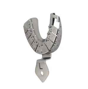Venta al por mayor de bandejas de impresión dental, instrumento de dentadura de acero inoxidable, herramienta de laboratorio dental, suministro de herramientas de prótesis dentales - Product Image 1